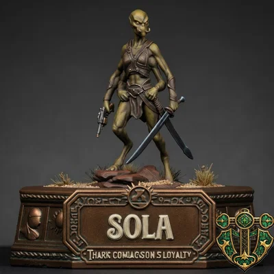 Tượng Sola (lấy cảm hứng từ Warlord of Mars)