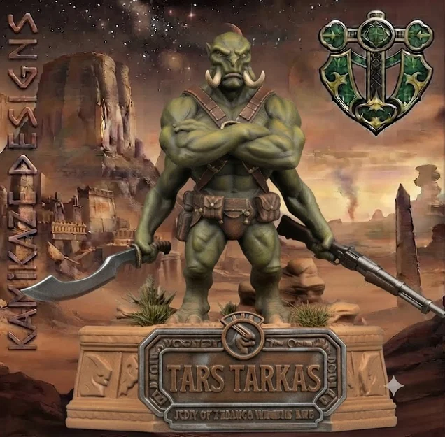 Tượng Tars Tarkas (Lấy cảm hứng từ Warlord of Mars) - Image 1