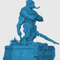 Tượng Tars Tarkas (Lấy cảm hứng từ Warlord of Mars) - Thumbnail 3