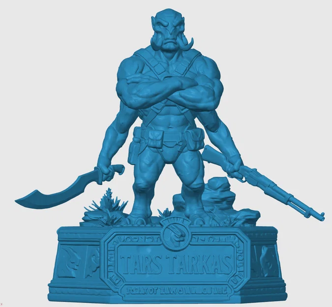 Tượng Tars Tarkas (Lấy cảm hứng từ Warlord of Mars) - Image 4