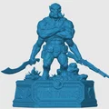 Tượng Tars Tarkas (Lấy cảm hứng từ Warlord of Mars) - Thumbnail 4