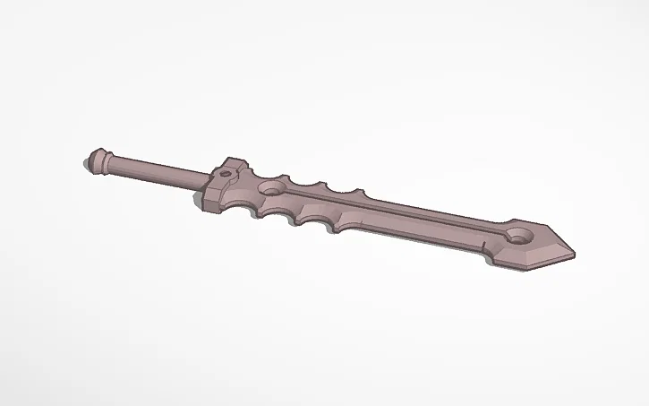 Mô hình Monster Sword mini: Kiếm giả tưởng độc đáo cho dân in 3D - Image 1