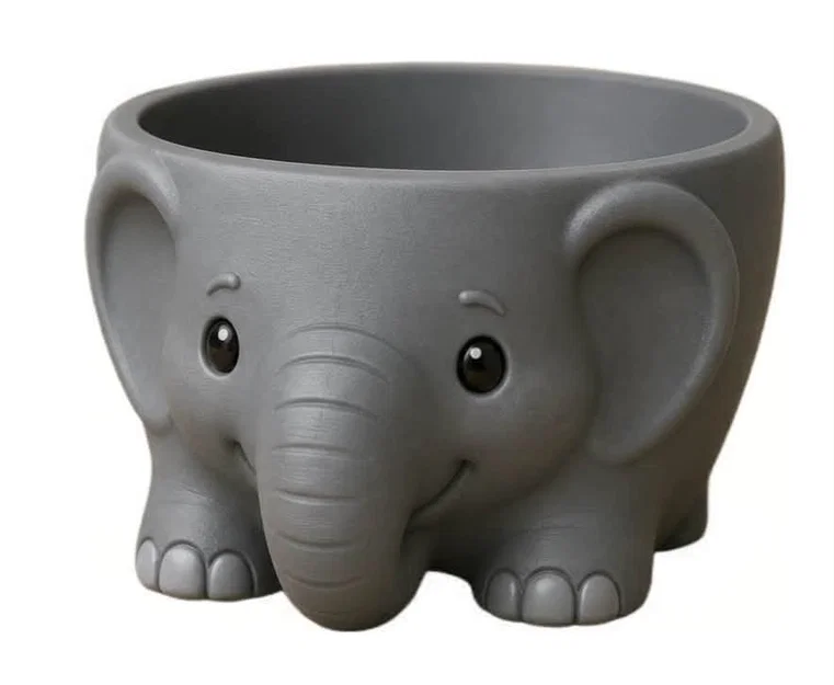 Mô hình 3D bát hình chú voi (Elephant Bowl) cực xinh xắn - Image 1