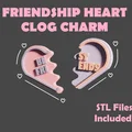 Charm Trái Tim Tình Bạn Gắn Trên Dép - Thumbnail 1