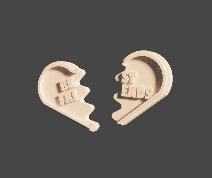 Charm Trái Tim Tình Bạn Gắn Trên Dép - Image 2