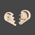 Charm Trái Tim Tình Bạn Gắn Trên Dép - Thumbnail 2