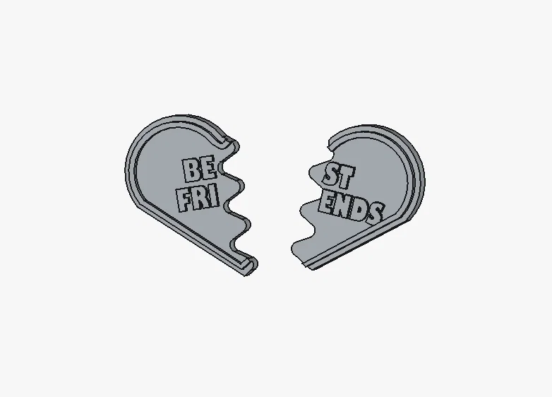 Charm Trái Tim Tình Bạn Gắn Trên Dép - Image 4