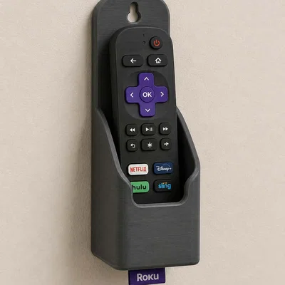 Giá treo điều khiển Roku gắn tường thông minh - Thiết kế tối giản