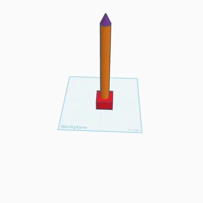 Mô hình 3D Spike (Chông nhọn) thiết kế đơn giản, dễ in ấn