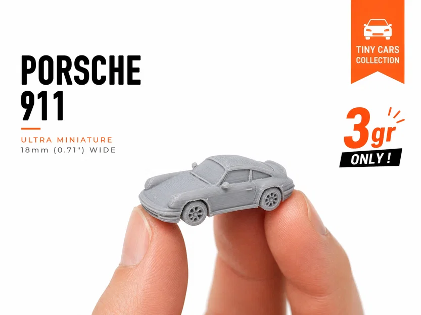 Mô hình Porsche 911 tí hon – Bộ sưu tập xe Mini - Image 1