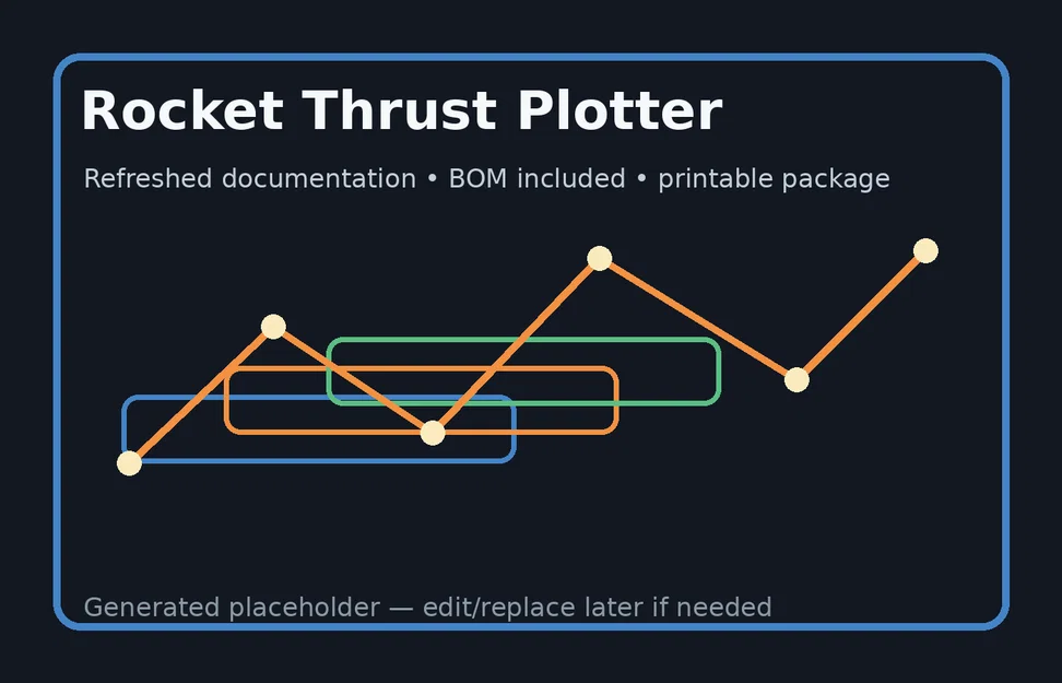 Rocket Thrust Plotter - Thiết bị đo lực đẩy tên lửa - Image 1