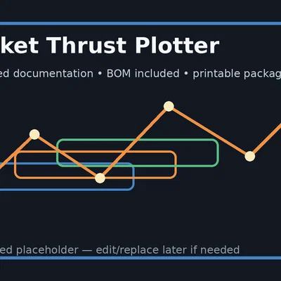 Rocket Thrust Plotter - Thiết bị đo lực đẩy tên lửa
