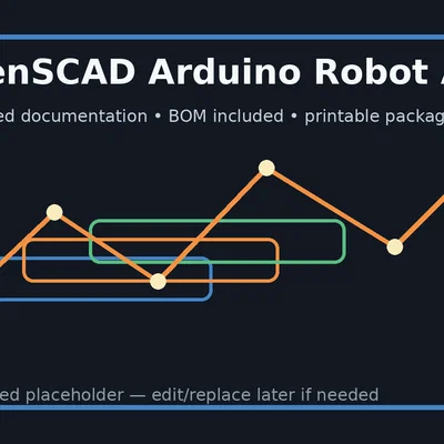 Cánh tay Robot Arduino thiết kế bằng OpenSCAD