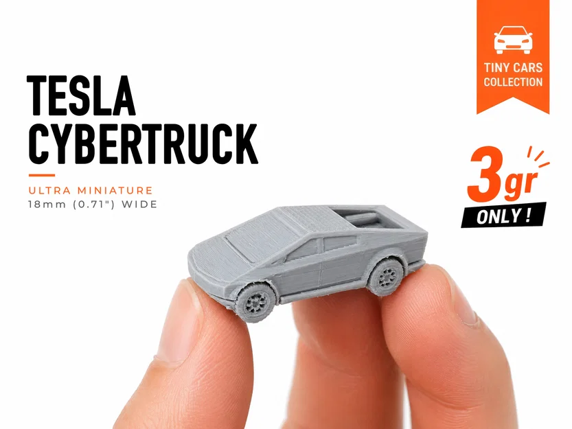 Mô hình xe Tesla Cybertruck - Image 1