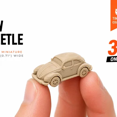 Xe Volkswagen Beetle Siêu Nhỏ – Bộ Sưu Tập Mini Cars