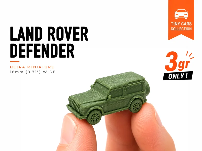 Mô hình Tiny Land Rover Defender – Bộ sưu tập Mini Cars - Image 1