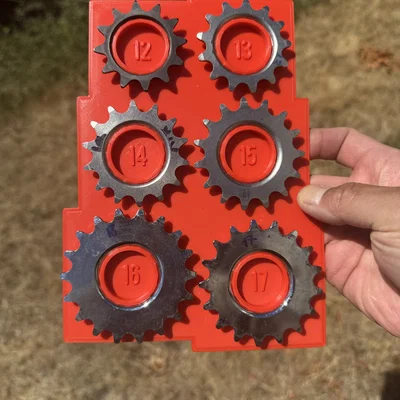 Khay Đựng Líp Xe Đạp Track (Threaded Cog) Chuẩn ISO 1.375" x 24 tpi