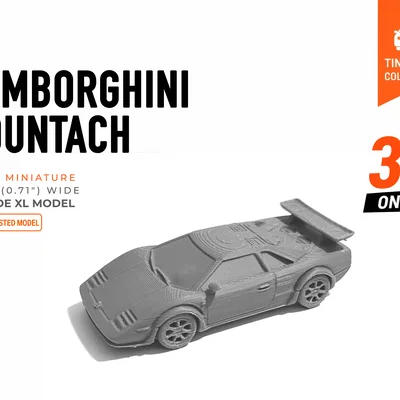 Lamborghini Countach Siêu Nhỏ – Bộ Sưu Tập Xe Mini