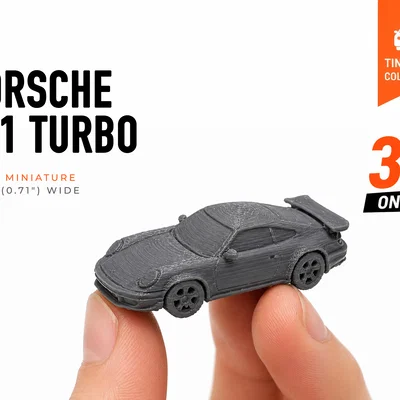 Mô hình Tiny Porsche 911 Turbo – Bộ sưu tập xe Mini