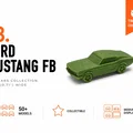 Mô hình Ford Mustang Fastback tí hon - Bộ sưu tập Mini Cars - Thumbnail 1