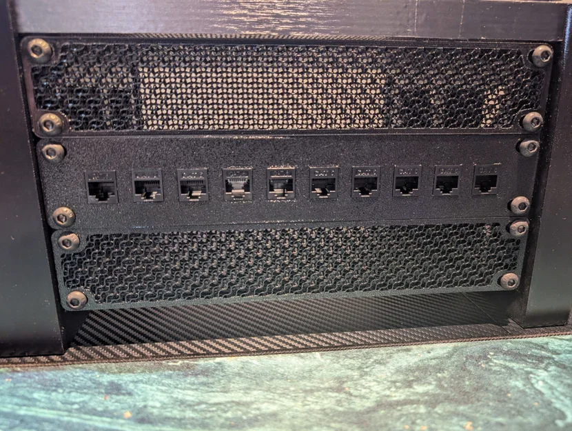 Tấm che 10 inch 1U - Bề mặt thông gió với họa tiết tùy biến - Image 4