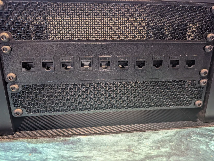 Tủ Rack 10 inch - Patch Panel 1U gắn Keystone (10 cổng) - Image 3