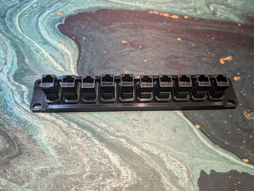 Tủ Rack 10 inch - Patch Panel 1U gắn Keystone (10 cổng) - Image 6