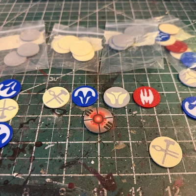 Star Wars: Legion - Token Đánh Dấu Phe Phái Mandalorian