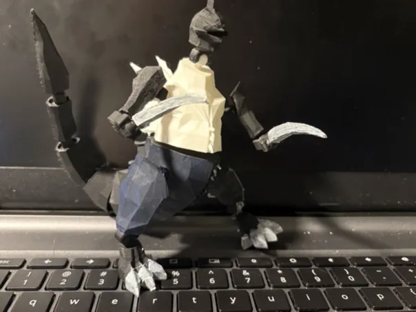 Mô hình in 3D Gigan Rex (Action Figure) cho fan hâm mộ Kaiju - Image 1