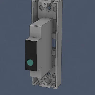 Vỏ Hộp DIN Mount cho Smart Breaker (Đơn hoặc Đôi)