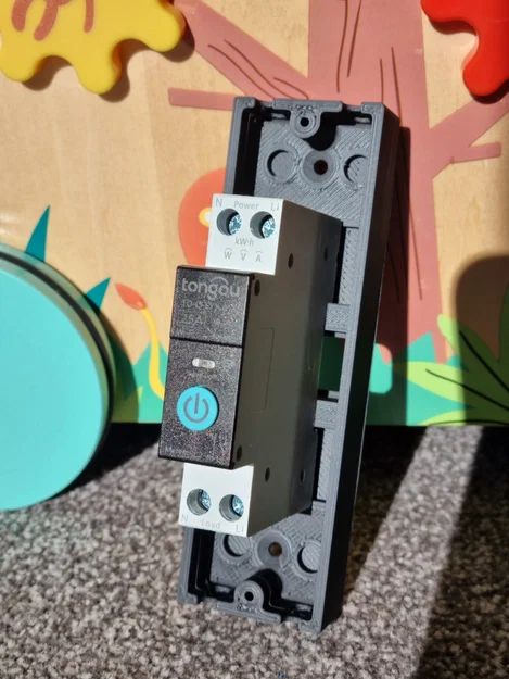 Vỏ Hộp DIN Mount cho Smart Breaker (Đơn hoặc Đôi) - Image 3