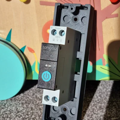 Vỏ Hộp DIN Mount cho Smart Breaker (Đơn hoặc Đôi)