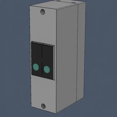Vỏ Hộp DIN Mount cho Smart Breaker (Đơn hoặc Đôi)