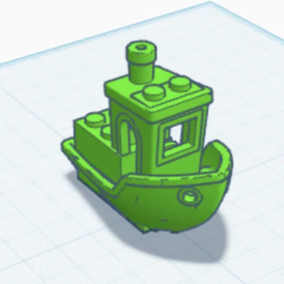 Mô hình tàu Benchy phong cách LEGO 3D - Độc đáo và thú vị