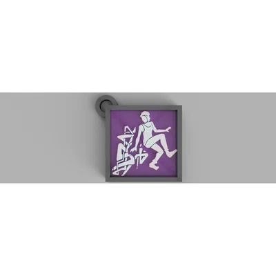 Mô hình móc khóa Urban Evasion từ Dead by Daylight