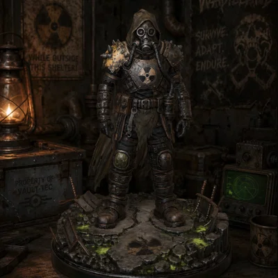 Tượng Nuclear Nomad (Kẻ Lang Thang Hậu Tận Thế)