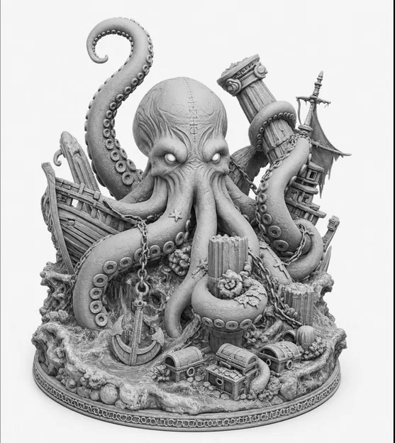 Mô hình Abyssal Kraken - Image 2