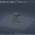 Thùng rác để bàn in 3D có nắp đậy đóng mở tiện lợi - Thumbnail 4