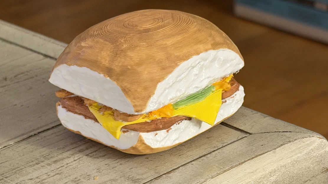 Mô hình 3D Burger Slider phong cách Krystal - White Castle cực chất - Image 1
