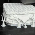 Mô hình 3D Burger Slider phong cách Krystal - White Castle cực chất - Thumbnail 3