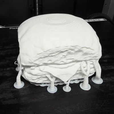Mô hình 3D Burger Slider phong cách Krystal - White Castle cực chất