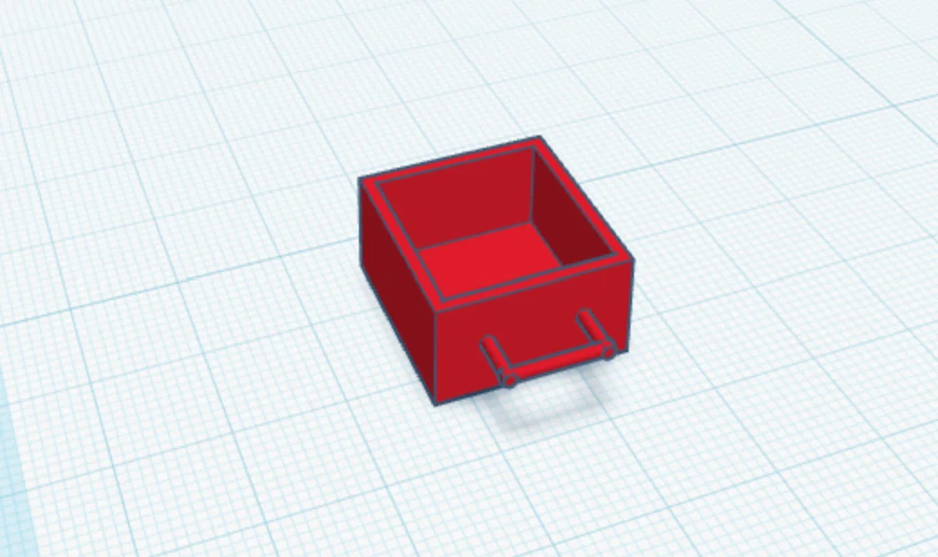 Mô hình hộc kéo mini thiết kế dạng khối gạch LEGO (3D Print Model) - Image 4
