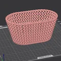 Giỏ Đựng Đồ Đan Mây Tinh Tế (Wicker Storage Basket) - File In 3D - Thumbnail 2