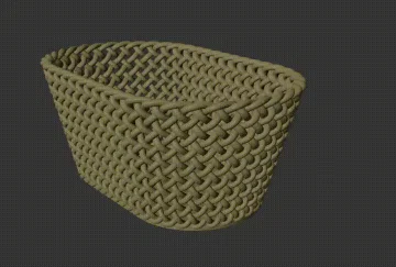 Giỏ Đựng Đồ Đan Mây Tinh Tế (Wicker Storage Basket) - File In 3D - Image 5