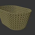 Giỏ Đựng Đồ Đan Mây Tinh Tế (Wicker Storage Basket) - File In 3D - Thumbnail 5