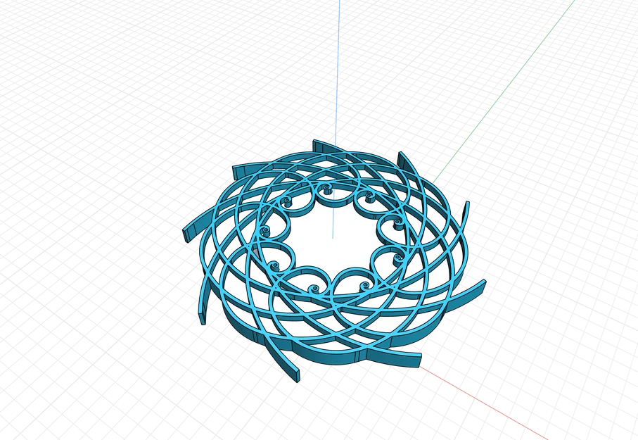 Tấm lót ly Fibonacci - Phụ kiện trang trí in 3D đầy nghệ thuật - Image 1
