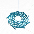 Tấm lót ly Fibonacci - Phụ kiện trang trí in 3D đầy nghệ thuật - Thumbnail 1