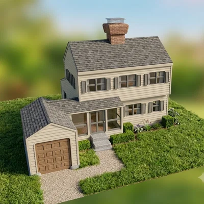 Mô hình ngôi nhà 3D đẹp mắt cho bé thỏa sức sáng tạo