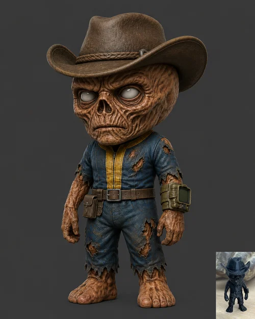 Chibi Ghoul (Fallout) - Image 1
