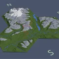 Mô hình địa hình Mount Baker Wilderness (TerrainMaker v1.17) - Thumbnail 2